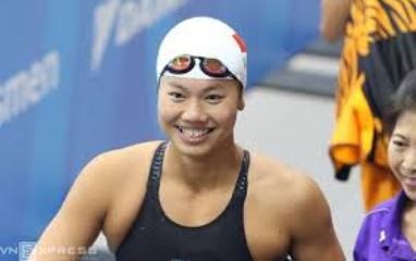 水泳女子のビエン選手 3年連続ベトナム第1選手に