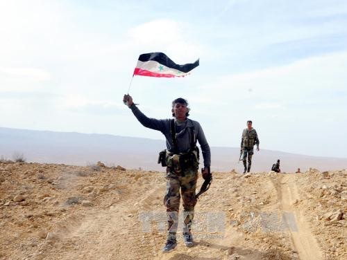 シリア政府軍 中部のis拠点カルヤタインを奪還