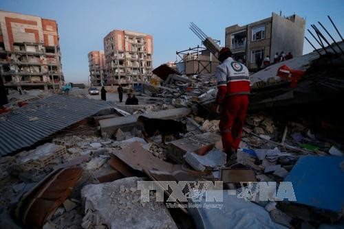 イラン イラク国境の地震 死者５３７人に