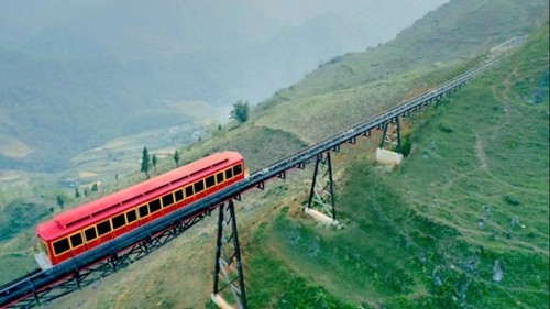 ファンシーパン山を結ぶ登山鉄道