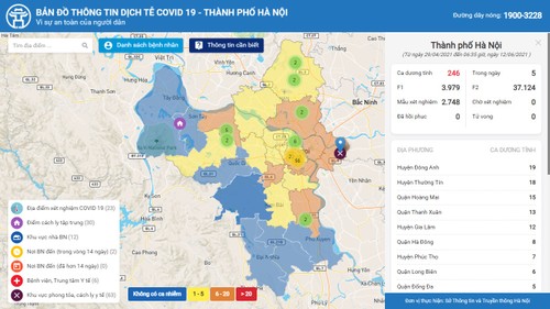 Chào mừng đến với bản đồ thông tin dịch tễ COVID-19 Hà Nội! Bạn sẽ được cập nhật sớm nhất về tình hình dịch bệnh tại Hà Nội, đồng thời sẽ được hướng dẫn để giữ an toàn cho bản thân và cộng đồng. Hãy xem hình ảnh và đón nhận thông tin hữu ích từ bản đồ này nhé!