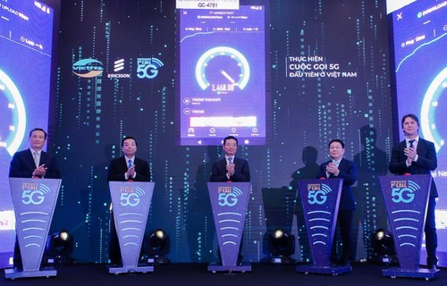 First 5G network broadcasts in Vietnam