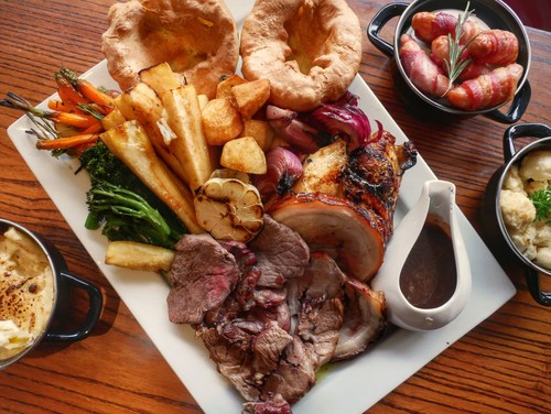 Traditional British Sunday Dinner