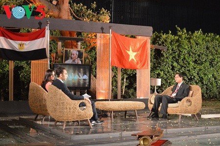 Promueven imagen del presidente Ho Chi Minh en Egipto - ảnh 1