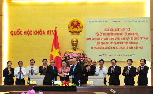 Vietnam consolida papel del Frente de la Patria en la supervisión y crítica popular - ảnh 1