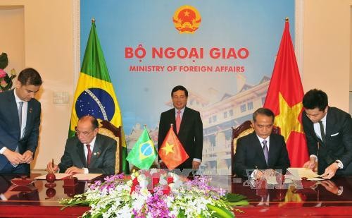Vietnam es un socio importante de Brasil en Asia-Pacifico, dice canciller de este país suramericano - ảnh 1