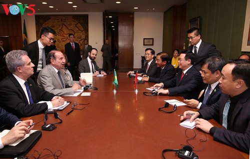 Viceprimer ministro de Vietnam cumple su agenda de trabajo en Brasil - ảnh 2