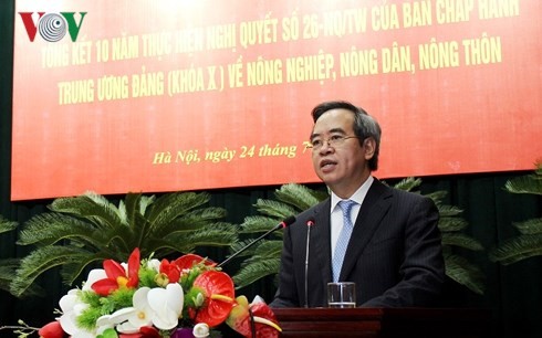 Vietnam evalúa los 10 años de la política a favor de los agricultores y la nueva ruralidad - ảnh 1