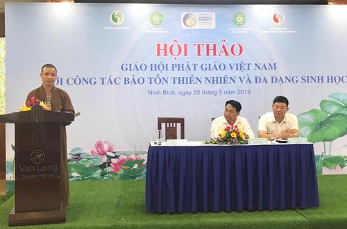 Sangha Budista de Vietnam se suma a los esfuerzos nacionales para proteger la biodiversidad - ảnh 1
