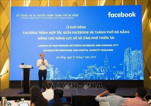 Ciudad de Da Nang coopera con Facebook en enfrentamiento a desastres naturales - ảnh 1