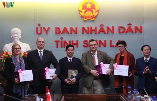 Embajadores de países nórdicos de Europa visitan localidad norteña de Vietnam - ảnh 1
