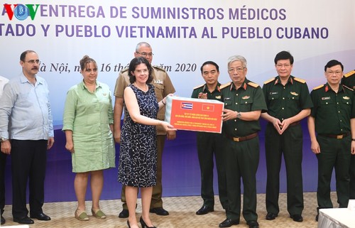 Vietnam y Cuba promueven apoyo mutuo frente al covid-19 - ảnh 1