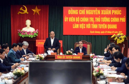 El primer ministro de Vietnam pide convertir a Tuyen Quang en una base de producción maderera del país - ảnh 1