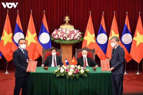 Declaración conjunta Vietnam – Laos - ảnh 1