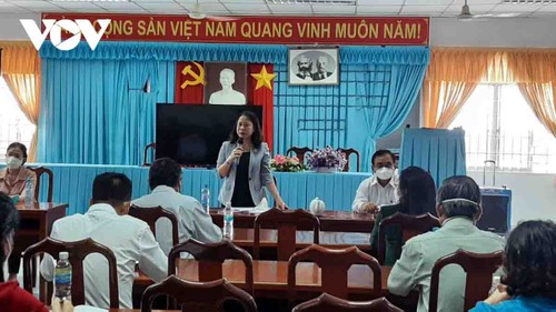 La vicepresidenta Vo Thi Anh Xuan pide mayor atención para personas necesitadas de Tien Giang - ảnh 1