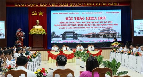 Simposio sobre Vo Chi Cong, un excelente líder del Partido Comunista de Vietnam - ảnh 1