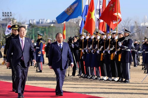 Presidente vietnamita concluye visita de trabajo a Corea del Sur - ảnh 1