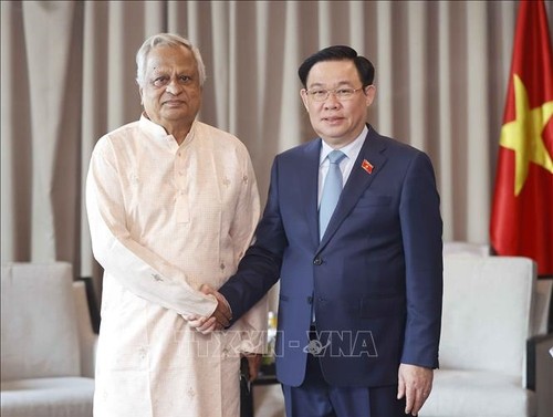 El Presidente del Parlamento vietnamita se reúne con dirigentes de diferentes partidos políticos de Bangladesh - ảnh 1