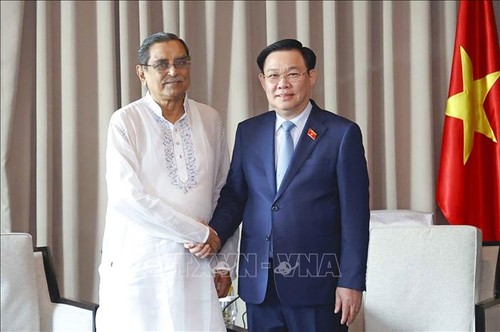 El Presidente del Parlamento vietnamita se reúne con dirigentes de diferentes partidos políticos de Bangladesh - ảnh 2