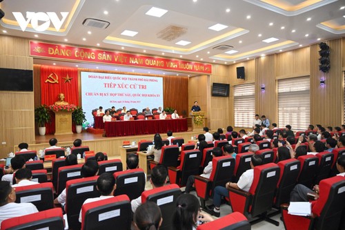 Presidente del Parlamento se reúne con votantes de Hai Phong - ảnh 2