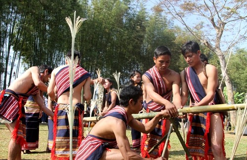 Singular ceremonia de construcción del acueducto del pueblo Xo Dang - ảnh 1