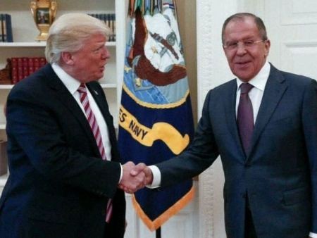Presidente estadounidense se reúne con canciller ruso - ảnh 1
