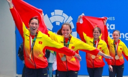 Vietnam se embolsa su primera medalla de oro en los Juegos Asiáticos 2018 - ảnh 1