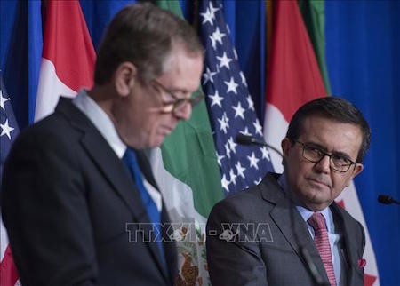 Estados Unidos y México dispuestos a firmar el TLCAN sin Canadá - ảnh 1