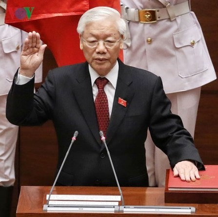 Siguen llegando felicitaciones al nuevo presidente vietnamita - ảnh 1