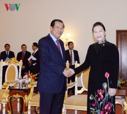 Vietnam y Camboya afianzan relaciones tradicionales  - ảnh 1