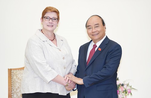 Primer ministro de Vietnam recibe a la canciller australiana - ảnh 1