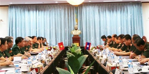 Vietnam y Laos refuerzan cooperación militar - ảnh 1