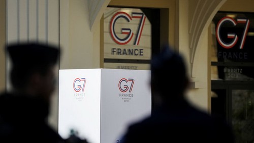 Jefes del G7 debaten en Francia temas internacionales candentes  - ảnh 1