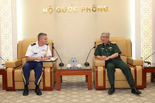 Viceministro de Defensa de Vietnam recibe al nuevo agregado militar de Estados Unidos - ảnh 1
