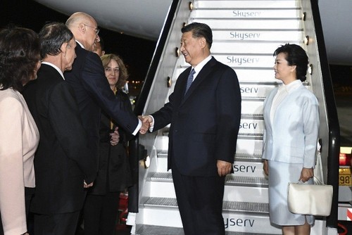 Presidente chino visita Grecia para impulsar nexos bilaterales - ảnh 1