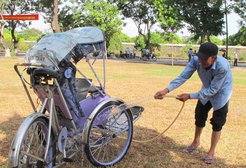 Triciclo de Hue embellece rasgos culturales de la antigua capital de Vietnam    - ảnh 2