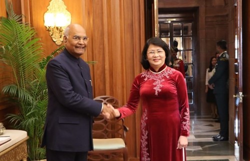 Vicepresidenta vietnamita se reúne con mandatario indio en Nueva Delhi - ảnh 1
