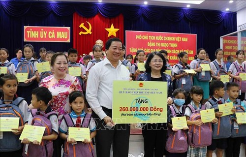 Vicepresidenta vietnamita visita Ca Mau - ảnh 1