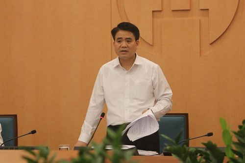Dirigente de Hanói: la ciudad debe responder drásticamente al Covid-19 - ảnh 1