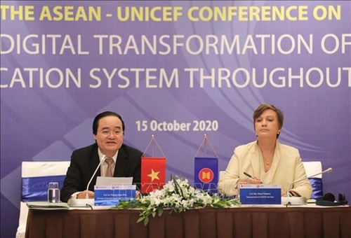 Debaten el cambio digital en sistemas educacionales de la Asean - ảnh 1