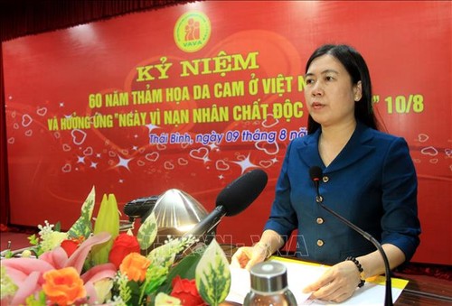 Thai Binh conmemora 60 años del desastre del Agente Naranja en Vietnam - ảnh 1