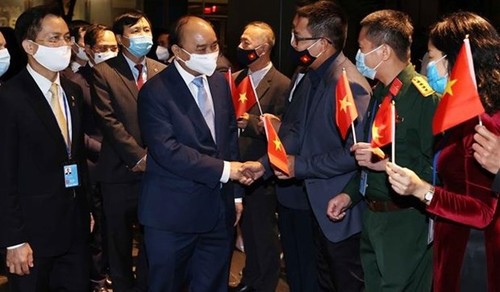 Presidente vietnamita arriba a Nueva York para participar de encuentro de la ONU - ảnh 1