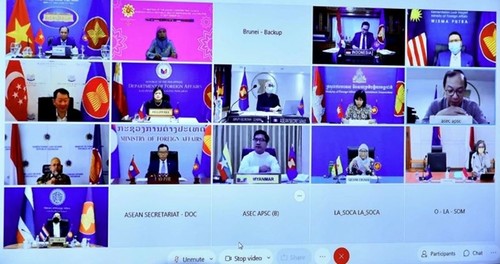 Celebran VII reunión del Grupo de trabajo del Consejo Coordinador de la ASEAN sobre emergencias de salud pública  - ảnh 1