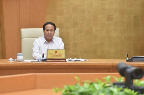 Vicepremier vietnamita destaca importancia de garantizar la circulación de mercancías y restablecer la producción  - ảnh 1