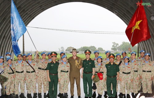 Más soldados y médicos militares vietnamitas con rumbo a Sudán del Sur - ảnh 1