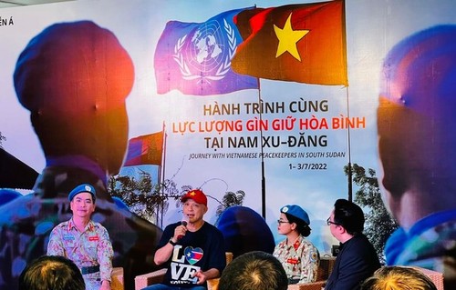Exposición “El itinerario con las fuerzas de cascos azules vietnamitas en Sudán del Sur” - ảnh 1