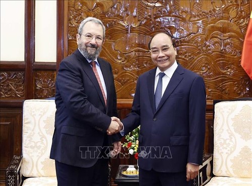 Presidente de Vietnam reunido con ex primer ministro israelí - ảnh 1