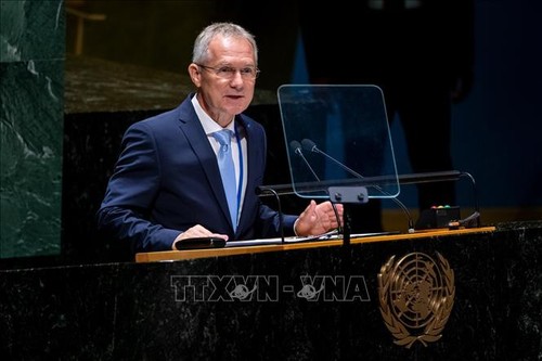 Nuevo presidente de la 77ª Asamblea General de la ONU define prioridades - ảnh 1