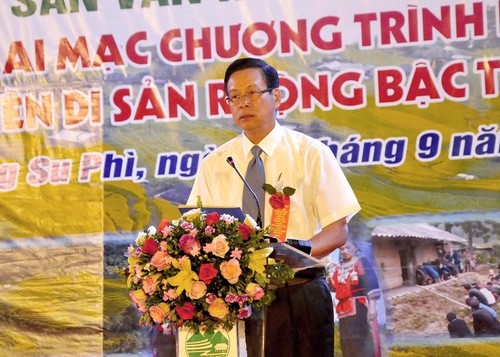 Inauguran programa turístico en terrazas de arroz de Hoang Su Phi  - ảnh 1