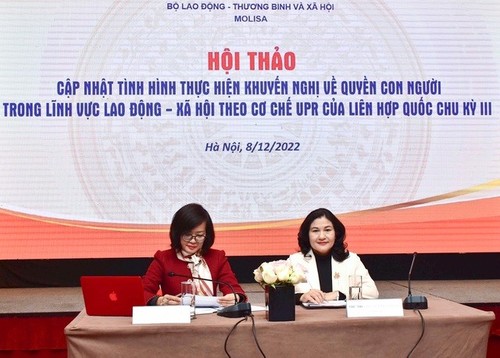Vietnam promueve los derechos humanos en el campo del trabajo, sociedad e igualdad de género - ảnh 1